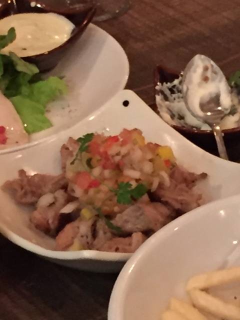 ハラミのサルサソース