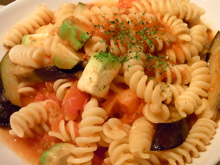 本日のベジタブルパスタ