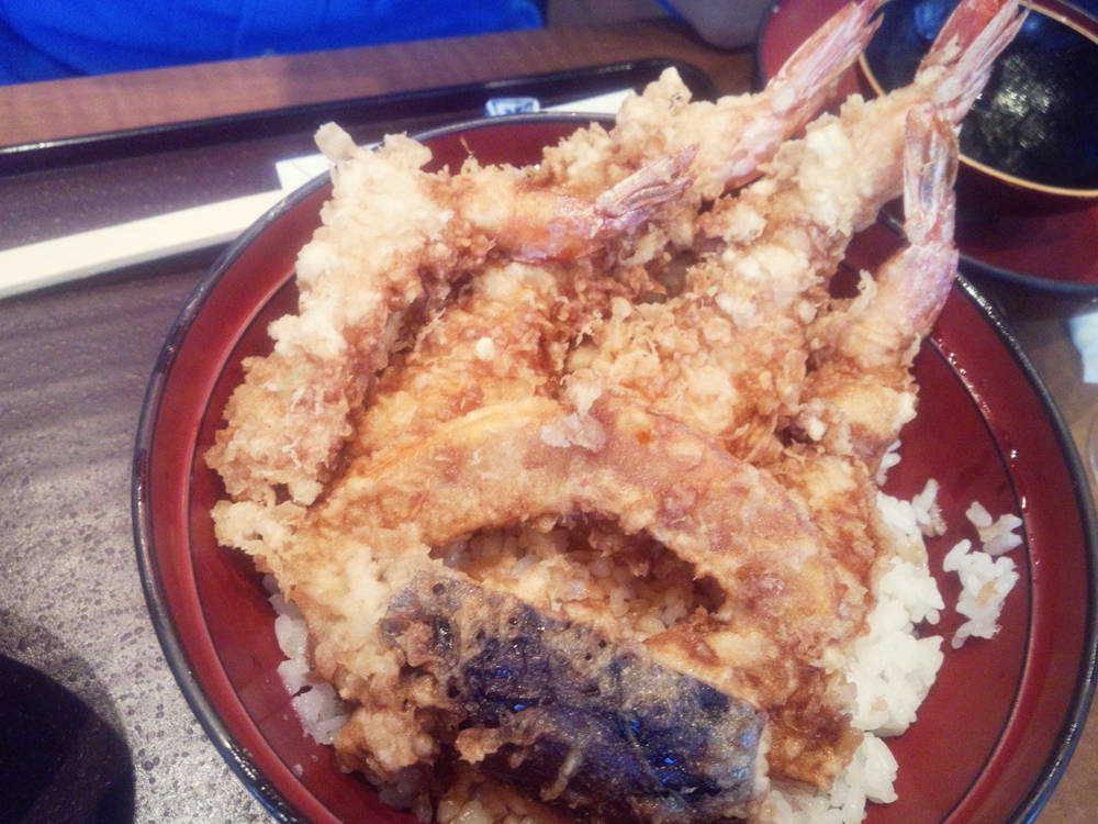 大海老天丼