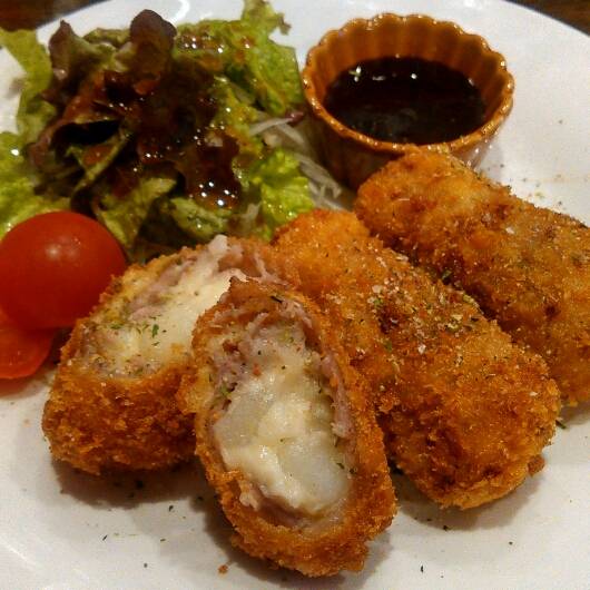 ポテトサラダ肉巻きフライ