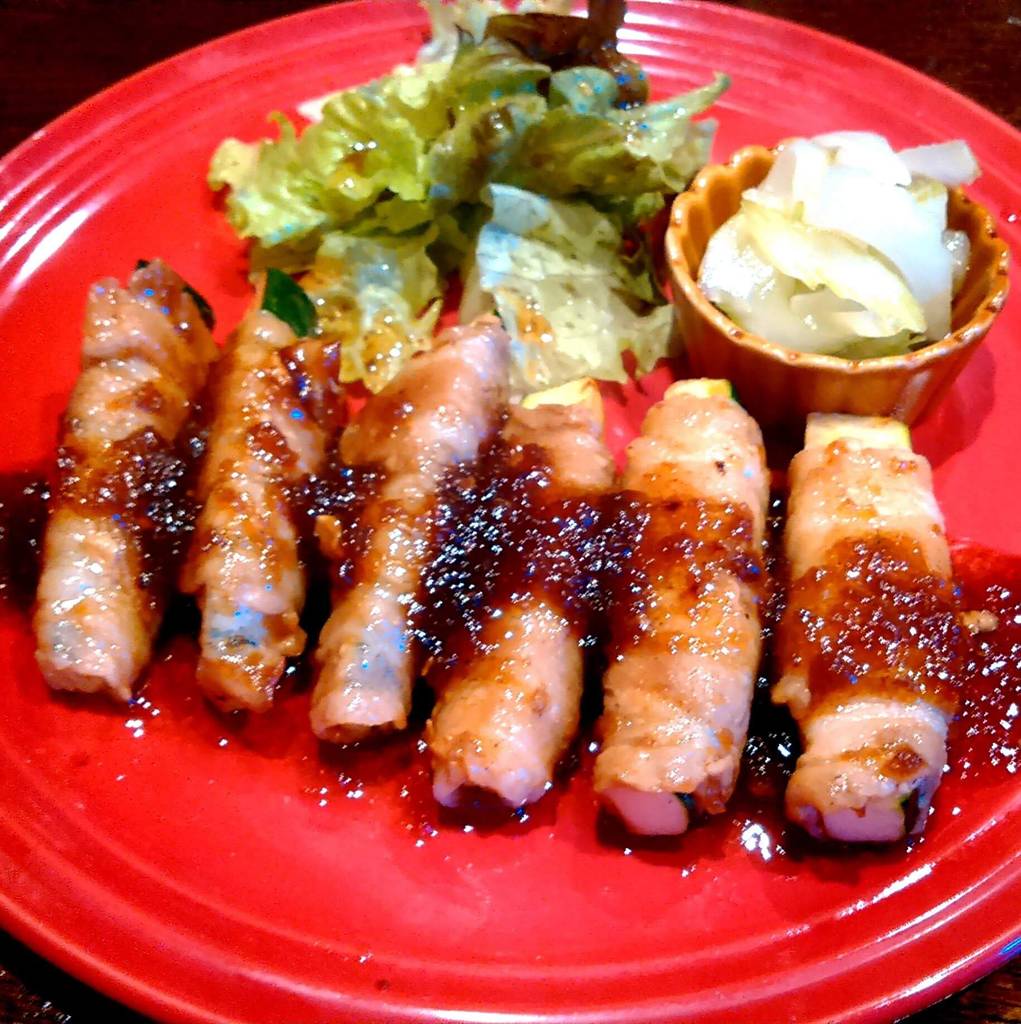 肉巻きズッキーニ