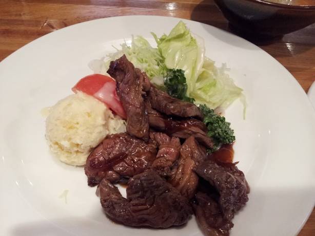 日替りランチ（牛肉のグリル）