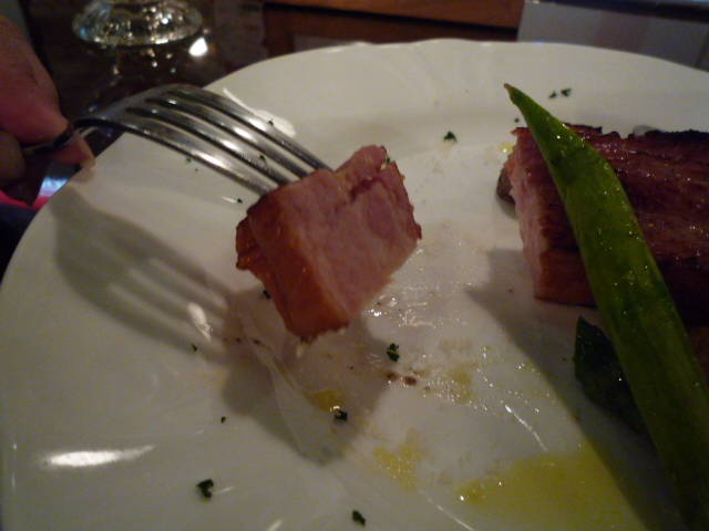 厚切りベーコンステーキ