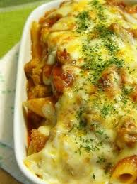 ペンネとじゃがいものミートグラタン
