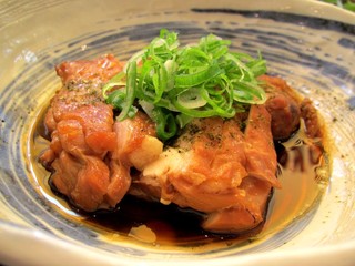 ネギのせ地鶏チャーシュー