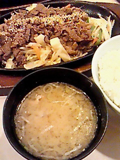 鉄板焼きランチ