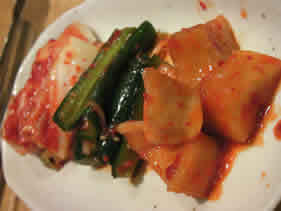 キムチ盛り合わせ