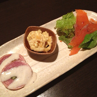 前菜三種盛合せ