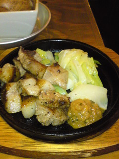 豚肩ロース肉焼き