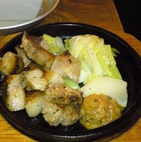 豚肩ロース肉焼き