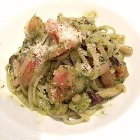 きのこのジェノベーゼパスタ