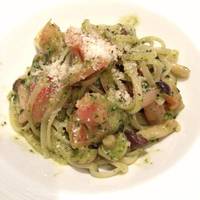 きのこのジェノベーゼパスタ