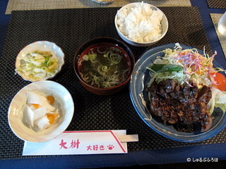 牛ヒレミニステーキ定食