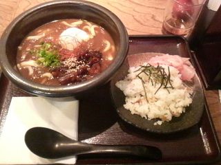 牛すじカレーうどん