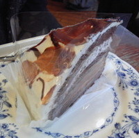 チョコとナッツのケーキ