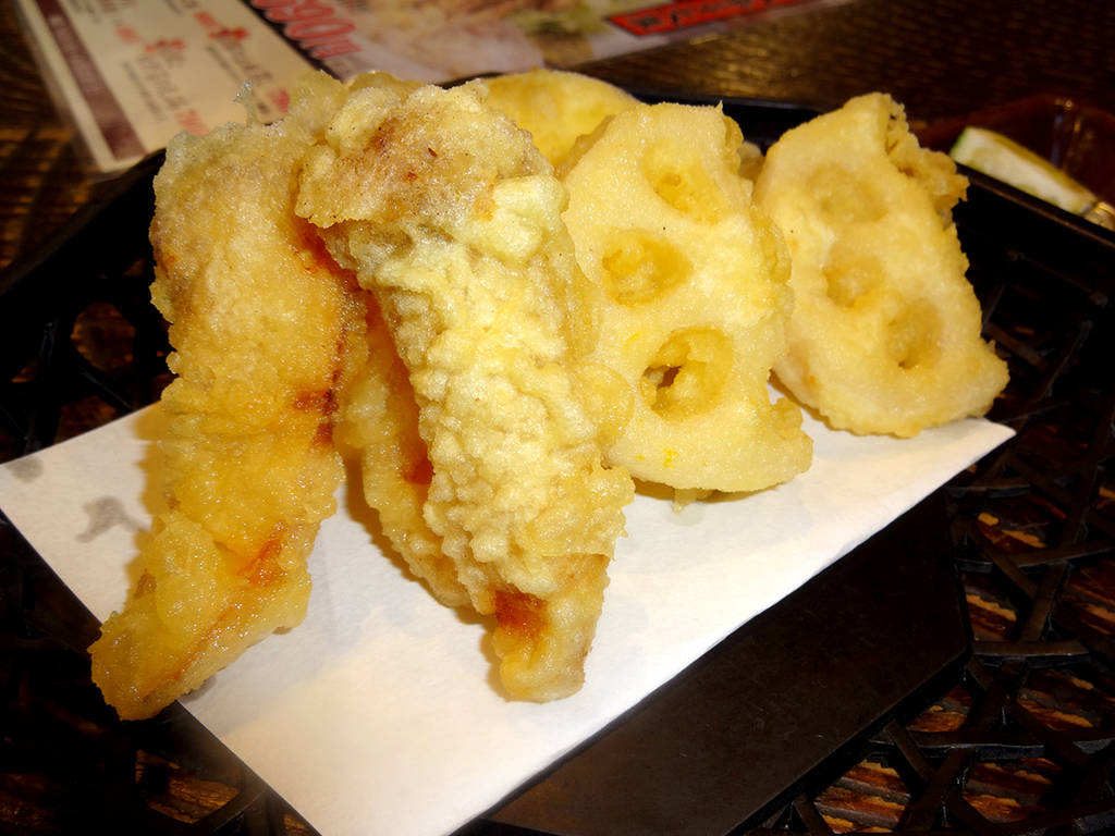 松茸と秋野菜の天ぷら