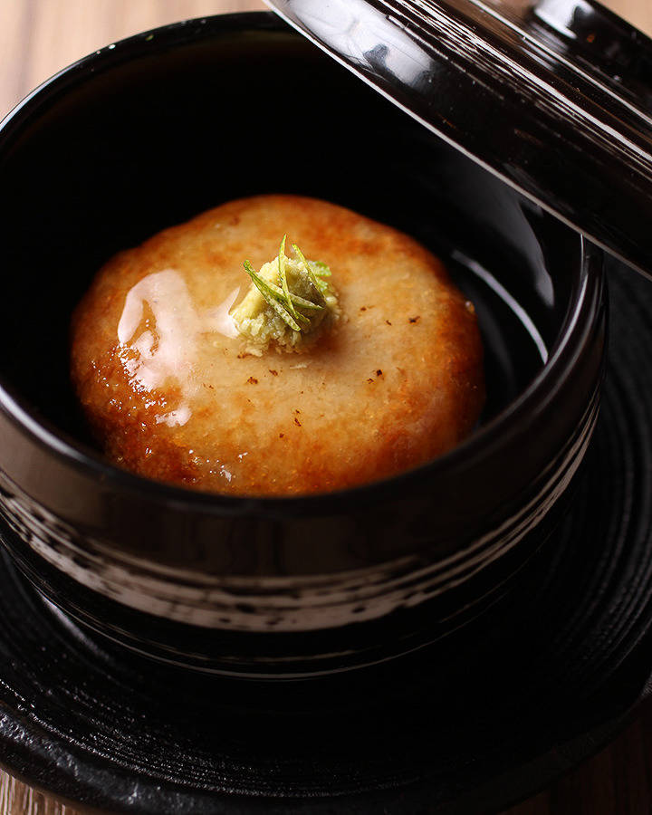 蓮根饅頭　銀餡がけ