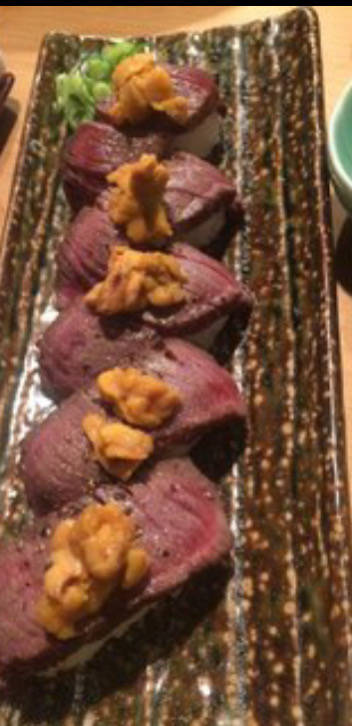 炙りヒレ肉寿司