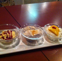 デザート三点盛り
