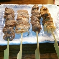 カルビの串打ち