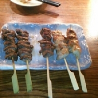 ハツの串打ち焼き