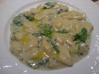 ゴルゴンゾーラのニョッキ