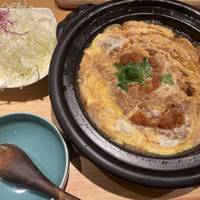 土鍋ロースかつとじ定食