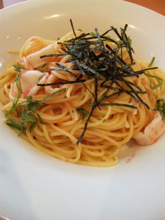 いかと青じそのたらこスパゲティ