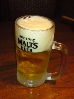 サントリーモルツ天然水仕込み中ジョッキ