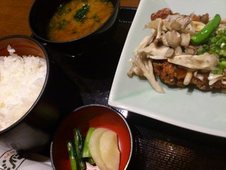 鶏のみぞれ餡掛け