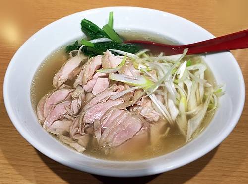 鶏肉ネギ麺