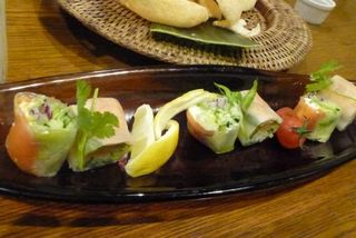 ２種類の生春巻き