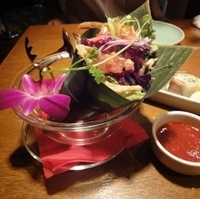 手さき蒸し鶏の韓国風サラダ