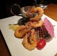 エビのタルタルソース添え