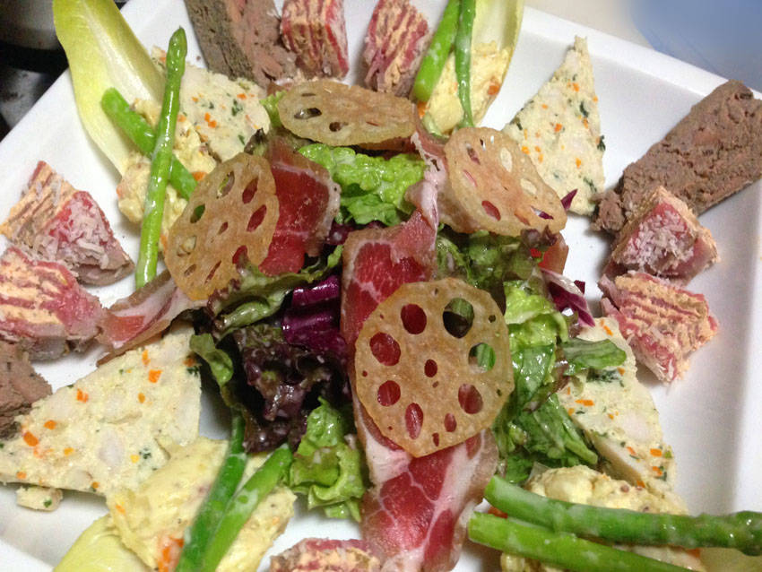 季節の前菜盛り合わせ