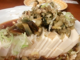 皮蛋豆腐『ピータン豆腐』