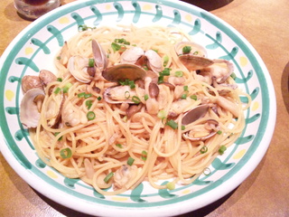 あさりときのこのゆずポン酢