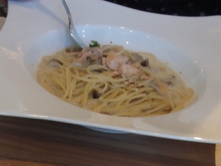 ポルチーニ茸のクリームパスタ