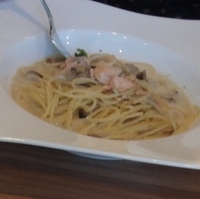 ポルチーニ茸のクリームパスタ