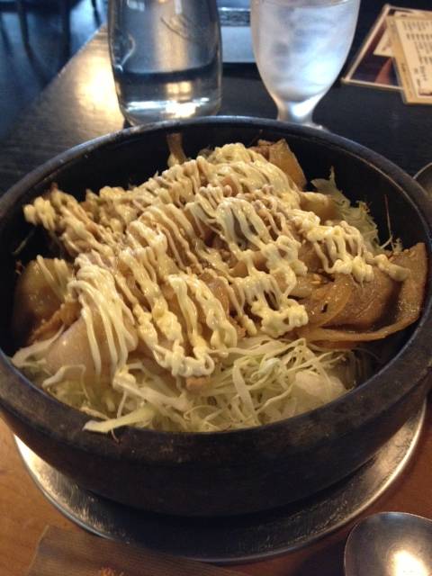 生姜焼きビビンバ