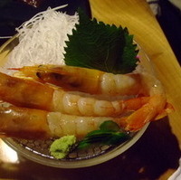 ボタン海老刺し