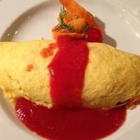 懐かしのプレーンオムライスランチ