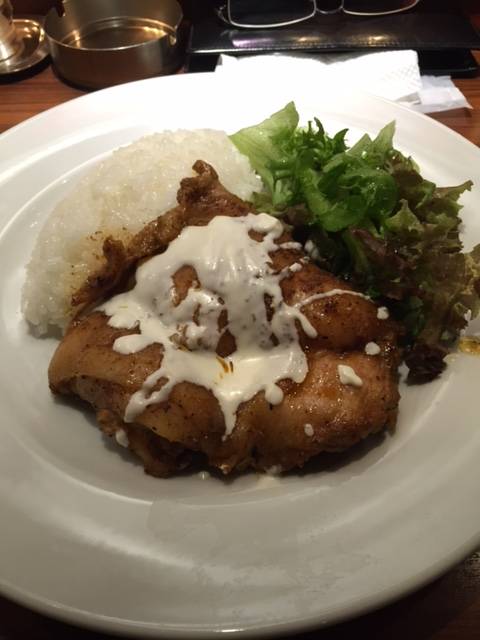 スパイシーガーリックチキン