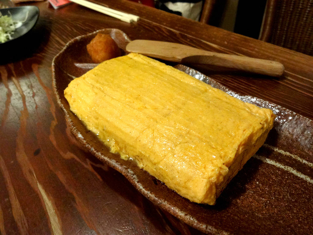 こだわり玉子のだし巻き