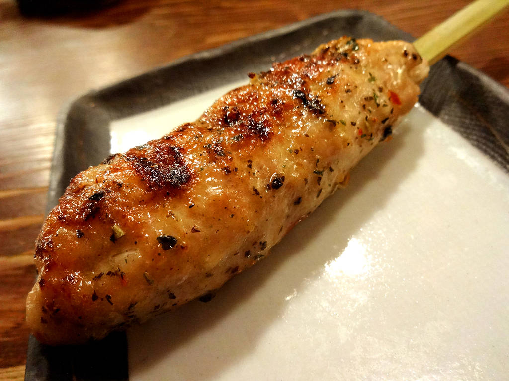 手ごねつくね（バジル）