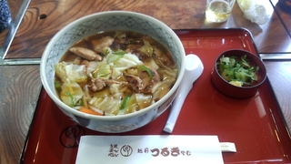 鳥野菜炒めうどん