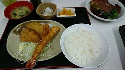 アジたたき定食