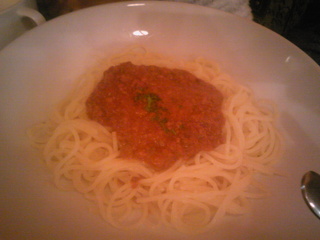 ミートソーススパゲティ