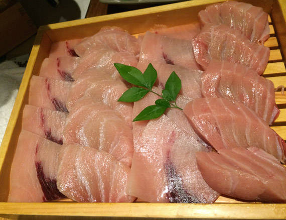 極しびしゃぶ（特選南鮪大トロ・目梶木） 