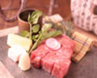 富士山の溶岩石焼き